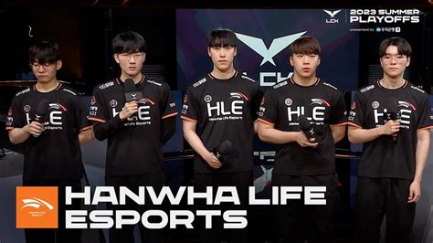 VIETSUB Phỏng Vấn Hanwha Life Esports Play offs LCK Mùa Hè 2023