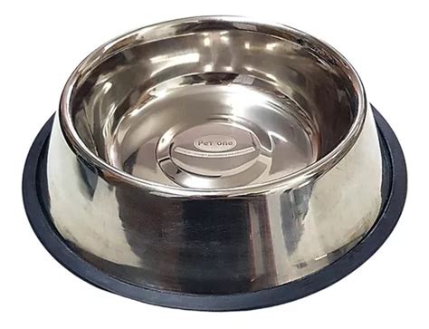 Comedero Bebedero Plato Acero Inoxidable Perro Gato Cm Mercadolibre