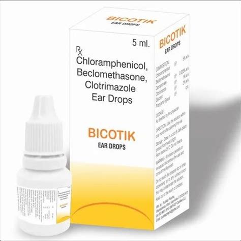 Chloramphenicol Beclomethasone Clotrimazole Ear Drops Ml