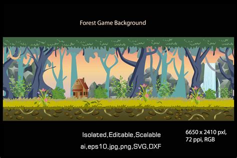 Forest Game Background Graphic by Karya Langit · Creative Fabrica