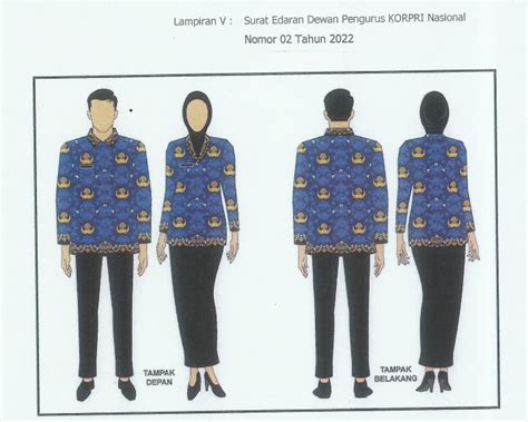 Seragam Batik Korpri Pppk Dan Pns Tahun 2022 Lihat Spesifikasinya Artofit