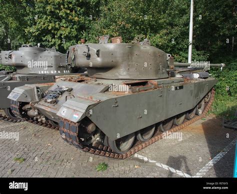 Oudgediende Centurion Tanks Van Het Nederlandse Leger Pic1 Stock Photo