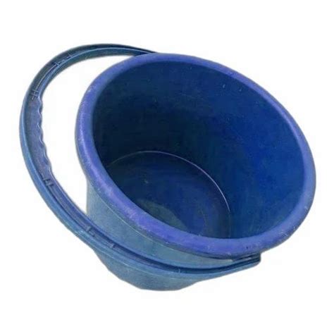 L Blue Plastic Bucket For Home With Handle At Rs In Ahmedabad