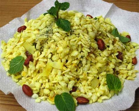 Chiwda Namkeen An Indian Snacks Recipe Of Rice Flakes