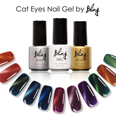 Bling Magnetic Cat Eyes Nail Gel Polish Led Uv Gel Polish Soak Off Nail