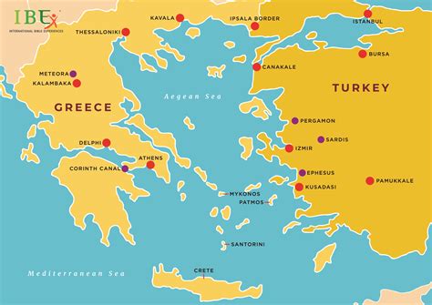 Italy Turkey And Greece / http://www.greektravel.com/maps/map1.jpg