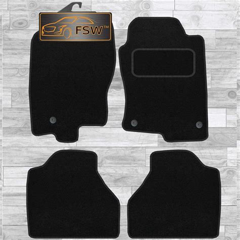 Fsw Tailored Mats Fits Nissan Navara Black Carpet