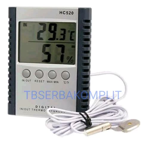 Jual Digital Thermo Hygrometer Indoor Outdoor Thermometer ThermoHygro