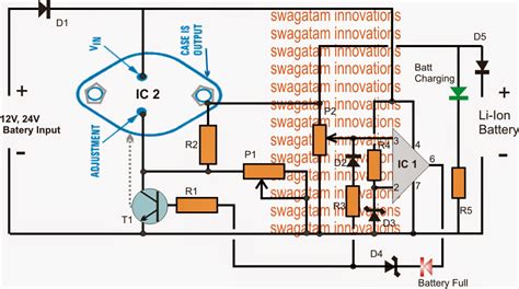 Lithium Ion Battery Charger Circuit Diagram Lithium Battery