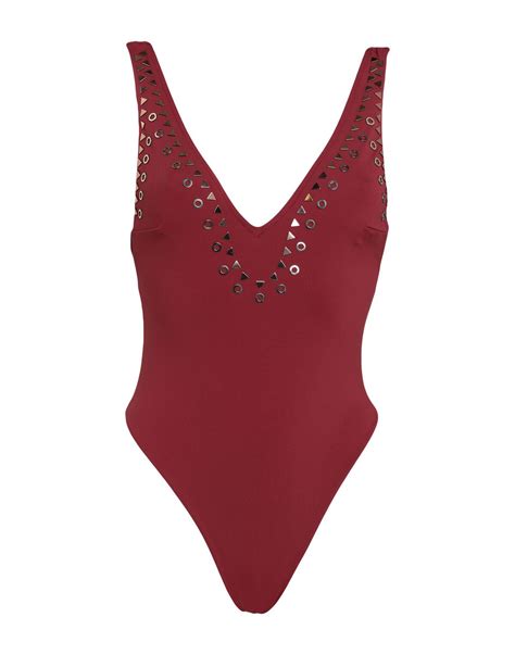 Buy MISS BIKINI LUXE One Piece Swimsuits Brick Red At 68 Off