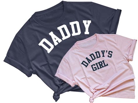 Daddy And Daddys Girl Matching T Shirts Fathers Day T Etsy