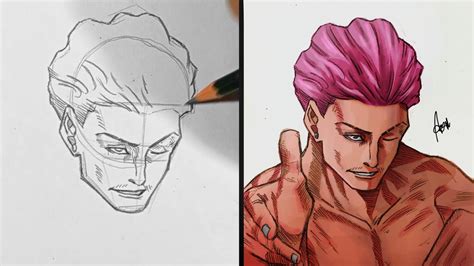 How To Draw Kinji Hakari Uses Domain Expansion Jujutsu Kaisen Youtube