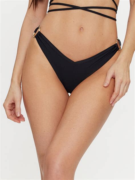 Guess Dół od bikini E4GO34 MC04R Czarny Modivo pl