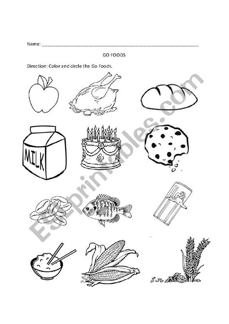 Go Grow Glow Foods Esl Worksheet By Teamaz