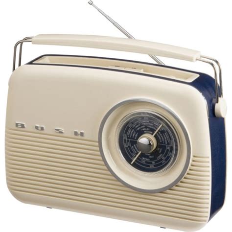 Bush Retro Dab Radio Cream Dab Digital Radios Home Audio Audio And Video Graded