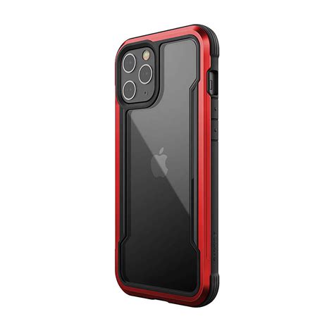 Best Buy: Raptic Shield Pro Case for iPhone 12 Pro Max Red 491945