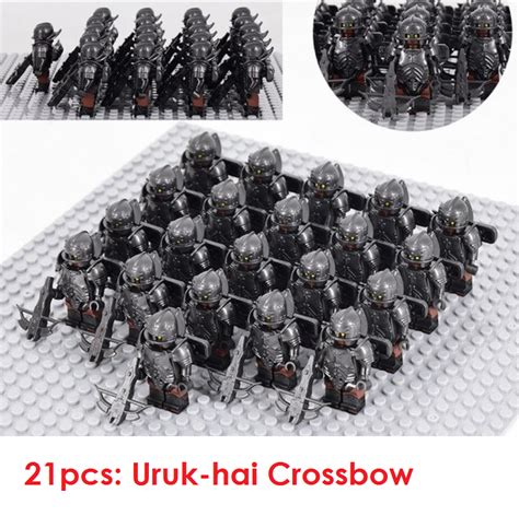 Pcs Set Orcs Uruk Hai Army Heavy Infantry The Lord Of The Rings