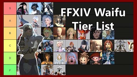 My Ffxiv Waifu Tier List Youtube