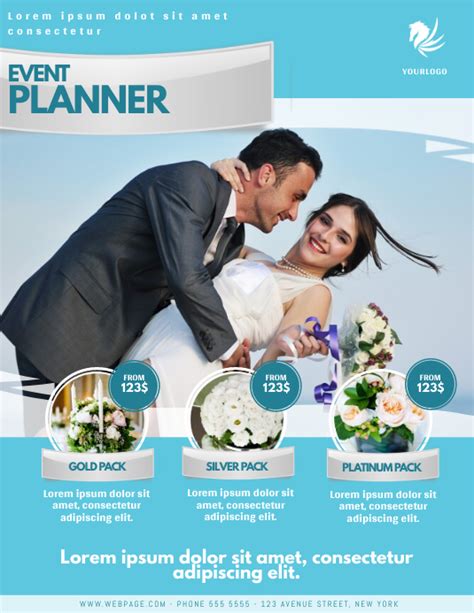 Event Wedding Planner Florist Flyer Template Postermywall