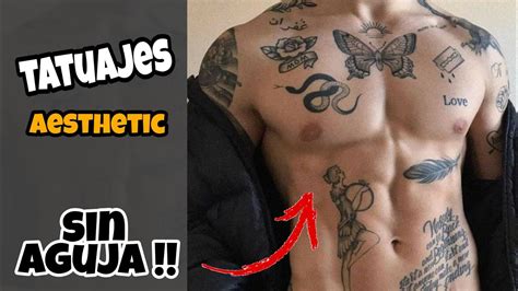 Como Tener Tatuajes Aesthetic Temporales Youtube