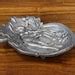 Vintage Metal Ashtray Goddess Lady Aluminum Cast Trinkets Dish Metal