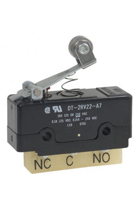 DT 2RV22 A7 Interruptor básico estándar Serie DT MICRO SWITCH Circuito