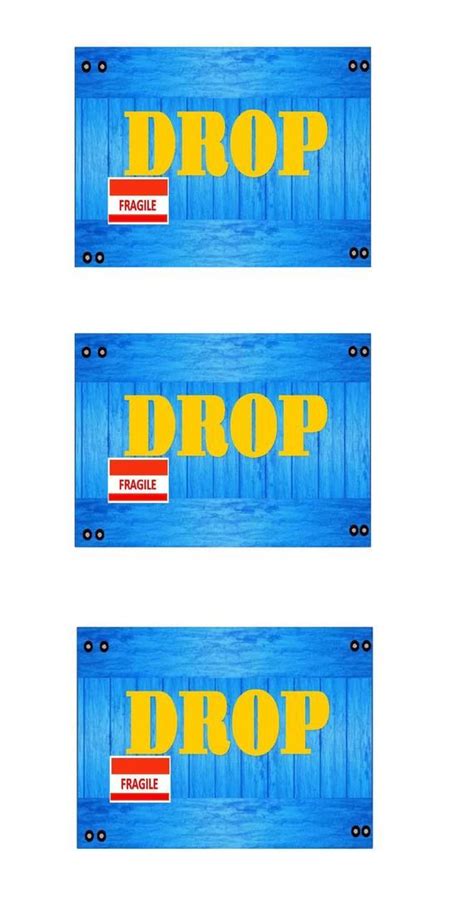 Free Printable Fortnite Drop Label