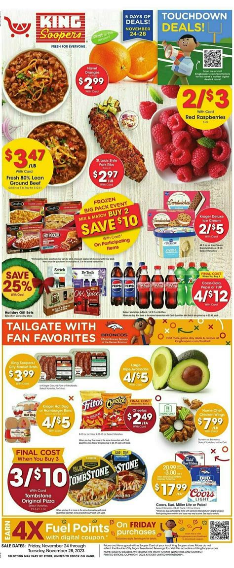 King Soopers Weekly Ad Deals From November