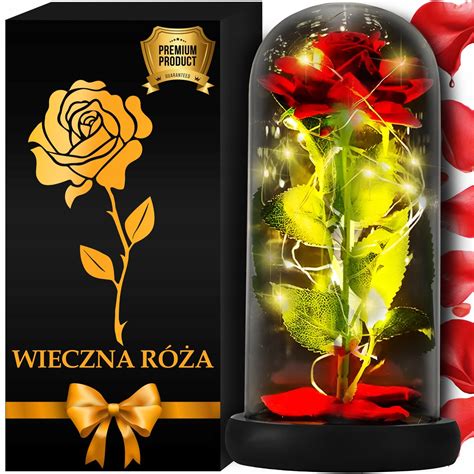 Wieczna R A W Szkle Wiec Ca Led Prezent Box Na Walentynki Dzie