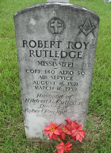 Robert Roy Rutledge 1891 1939 Find A Grave Memorial