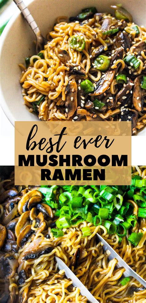 Mushroom Ramen Or Maggi Noodles The Twin Cooking Project By Sheenam