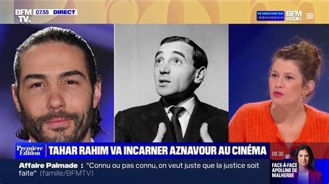 Tahar Rahim va incarner Charles Aznavour dans un biopic réalisé par