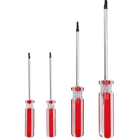 Fongmore 6 Pcs Triangle Head Magnetic Screwdrivers Set 1 8mm 2 0mm 2