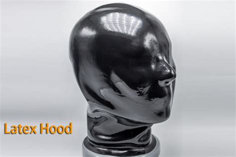 Latex Hood With Zip Back 12mm Latex Artisan