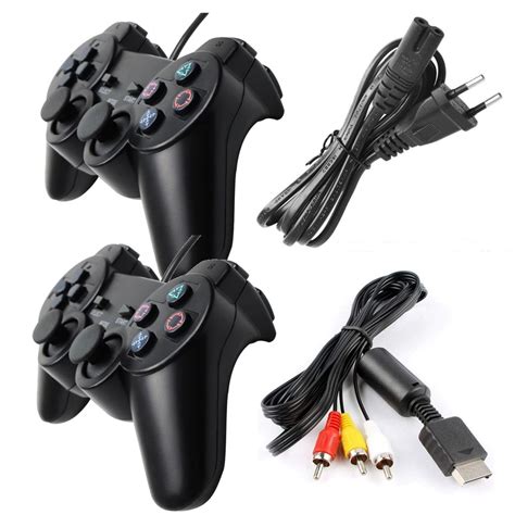 Kit Ps Controles Cabo For A Cabo Av Playstation Brinde Shopee