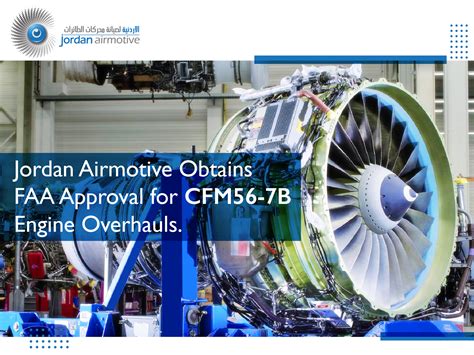 Jordan Airmotive -Jalco - JALCO Receives FAA Approval for CFM56-7B ...