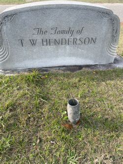 Thomas Watts Tom Henderson Sr M Morial Find A Grave