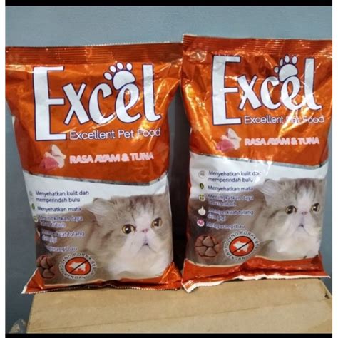 Jual Excel Rasa Ayam Dan Tuna Freshpack 500gr Makanan Kucing 500gr