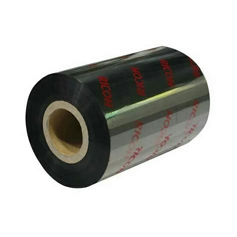 Black Red Green Thermal Transfer Ribbon Wax Ribbon Size 105mm300mtr