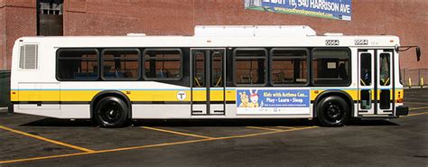 Mbta Neoplan An Lf Bus At The Albany St Garage Flickr