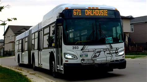 Winnipeg Transit Xd On Route Dalhousie Youtube