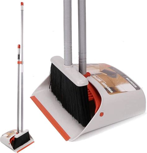 Heavy Duty Long Handled Dustpan And Brush Setbroom And Dustpan