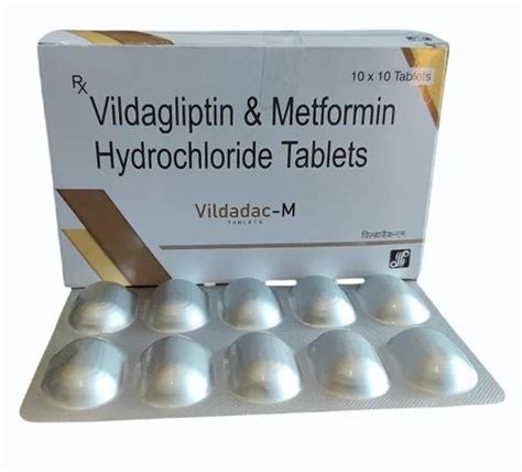 Vildagliptin Metformin Hydrochloride Tablets 250 Mg At ₹ 130 Box In Panchkula