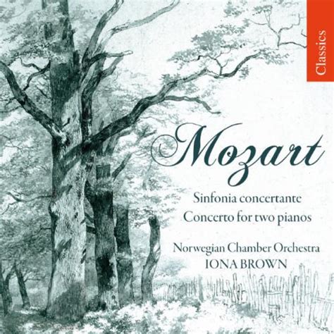 Wolfgang Amadeus Mozart Symphonie Concertante Concerto Pour