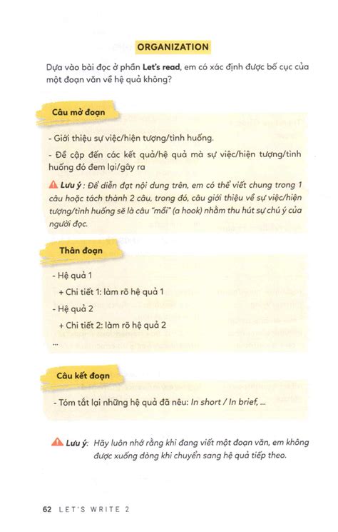 Bộ Lets Write 2 Viết Đoạn Nâng Cao PDF YDS EDU VN