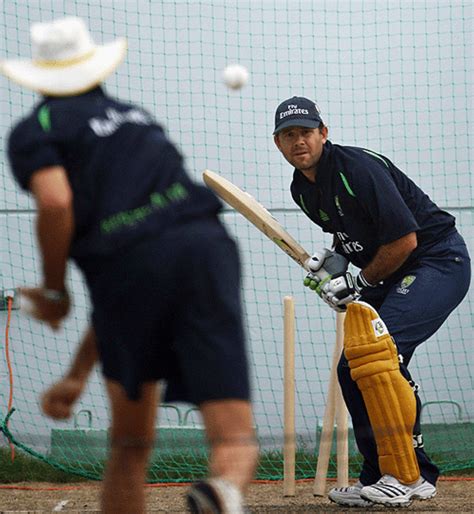 Ricky Ponting gets some batting practice | ESPNcricinfo.com