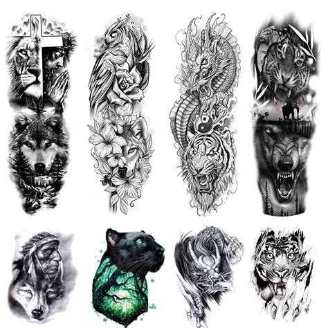 Buy Kotbs Sheets Temporary Tattoo Sleeve For Men Adults Waterproof