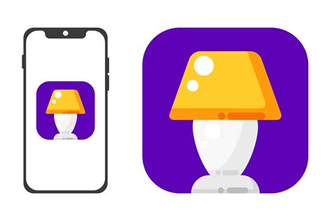 Night Lamp Apps Icon Graphic by magicmantrastudio · Creative Fabrica