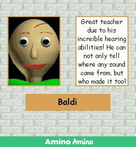 Baldi Wiki 🖊️baldis Basics🖊️ Amino