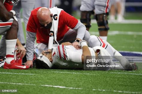 Justin Fields Injury Photos and Premium High Res Pictures - Getty Images